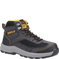 CAT Elmore Mid Safety Boots Steel Toe Caps Grey
